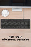 Torima TK-07 Siyah Multimedya Kablolu Q Klavye Gaming Keyboard