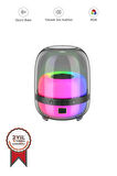 Torima BTS-1843 Siyah Kablosuz Taşınabilir RGB Işıklı Bluetooth Hoparlör Speaker