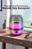 Torima BTS-1843 Siyah Kablosuz Taşınabilir RGB Işıklı Bluetooth Hoparlör Speaker