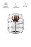 K30 1.8 Litre Kapasiteli Çift Çikişli Hava Nemlendirici Aroma Terapili Buhar Makinesi Humidifier 