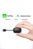 TORİMA X8 Mini Kablosuz Carplay Usb ve Type-c Uyumlu Araç Multimedya Dönüştürücü Adaptörü