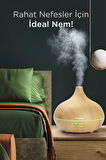 Torima SL-168 Ahşap Humidifier Hava Nemlendirici Ledli Aroma Terapisi Dekoratif Buhar Makinesi