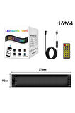 Torima RP937 LED Matrix Panel 16x64cm Telefon Kontrollü Kayar LED Animasyon Aydınlatma