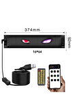 Torima RP937 LED Matrix Panel 16x64cm Telefon Kontrollü Kayar LED Animasyon Aydınlatma
