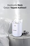 Torima H7 Beyaz 3000ml Ultrasonik Renkli Hava Nemlendirici Buhar Makinesi Ve Aroma Difüzörü