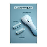 LED Ekran Göstergeli Turbo Modlu Su Geçirmez Ayak Bakım Törpüsü