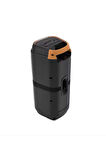 Torima GTS-2132 Siyah Mikrofonlu RGB Ledli Taşınabilir Bluetooth Hoparlör Parti Speaker