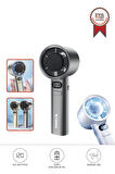 Torima F-21 Gümüş Dijital Ekranlı 120 Hız Ayarlı Taşınabilir Mini Fan