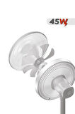 Torima SF-01 Siyah Ayarlanabilir Ayaklı 14'' İnc 45W 3 Kademeli 7 Pervaneli Vantilatör Fan