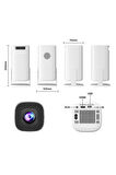 Torima P30 Max Mini Beyaz Taşınabilir Retro Video Konsolu Android Akıllı Projektör Projeksiyon