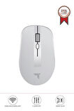 Torima TM-18 Beyaz Çift Modlu Sessiz Kablosuz Mouse Fare