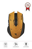 Torima TM-20 Siyah-Sarı Çift Modlu Kablosuz Oyuncu Mouse Fare