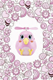 Torima F-31 Pembe El Tipi Mini Fan Vantilatör Sevimli Kuş Figürlü Taşınabilir Mini Fan