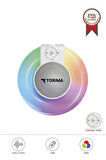 Torima D65 Beyaz RGB Işıklı Kablosuz Bluetooth Hoparlör