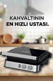 Torima TG-PRO300 Siyah-Gümüş 2000W Paslanmaz Çelik Tost Izgara Makinesi Çıkarılabilir Plaka