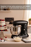 Torima TMK-1400DT Siyah Stand Mikser , Hamur Yoğurma Makinesi , Mutfak Şefi 1400W