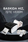 Torima TLP-423X Siyah Direk Termal Adisyon,Fiş,Barkod,Adres,Etiket,Pazaryerleri İle Uyumlu Yazıcı