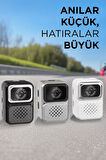 Torima CMR-36 Beyaz Mini Anahtarlık Dijital 480P Video Fotoğraf Makinesi Kamera