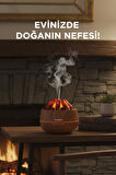 TORIMA H11 Ahşap Odun Ateş Efekli 300ml Sessiz Ultrasonik  Hava Nemlendirici