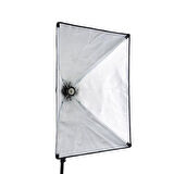 PDX 50x70cm İkili Softbox, Tek Duylu, Ayaklı Set