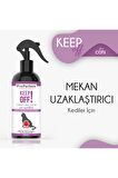 Keep Off Kedi Uzaklaştırıcı Iç Mekan Sprey Alan Kısıtlıyıcı Kedi Alan Belirleme Spreyi 250 ml