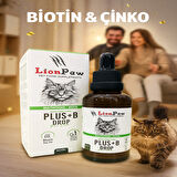 Kediler İçin Biotinli Multivitaminli ve Çinkolu Tüy Dökülmesini Azaltıcı Plus B Damla 50 ML