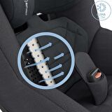 Maxi-Cosi Pearl SlideTech 360 Dönebilen Yatabilen Kızaklı İsofix Bazalı Bebek Oto Koltuğu 0-18 Kg Authentic Graphite