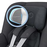 Maxi-Cosi Pearl SlideTech 360 Dönebilen Yatabilen Kızaklı İsofix Bazalı Bebek Oto Koltuğu 0-18 Kg Authentic Graphite
