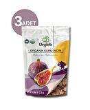 Orgibite Organik Kuru İncir 130gr 3'lü set