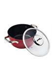 LEGGNO MDY2828DT20RD MASTER DAILY 20CM TENCERE METALİK KIRMI