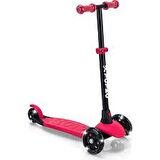 Yoyko Elite 3 Tekerlekli Işıklı Scooter Fuşya