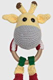 Amigurumi Zürafa Çıngırak Açık Sarı