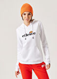 Ellesse Kapüşon Yaka Beyaz Kadın Sweatshırt F021-WT Kadın SWEATSHIRT