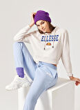 Ellesse Kırık Beyaz Kadın Kapüşonlu Sweatshirt F018-OF