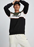 Ellesse Siyah Erkek Bisiklet Yaka Sweatshirt EM067-BK