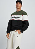 Ellesse Siyah Erkek Bisiklet Yaka Sweatshirt EM067-BK