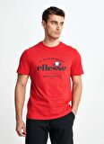 Ellesse Kırmızı Erkek Bisiklet Yaka T-Shirt EM141-RD