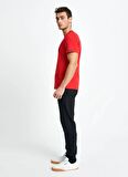 Ellesse Kırmızı Erkek Bisiklet Yaka T-Shirt EM141-RD