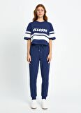 Ellesse Lacivert Bisiklet Yaka Kadın T-Shirt EF137-NV