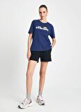 Ellesse Lacivert Kadın Bisiklet Yaka T-Shirt F020-1-NV