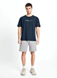 Ellesse Lacivert Erkek Bisiklet Yaka T-Shirt EM134-NV