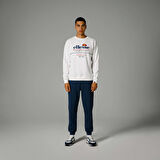 Ellesse Bisiklet Yaka Sweatshirt Kırık Beyaz Erkek EM273