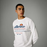 Ellesse Bisiklet Yaka Sweatshirt Kırık Beyaz Erkek EM273