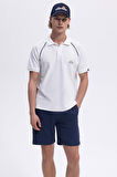 Ellesse Erkek Polo Yaka Beyaz Tişört EM407