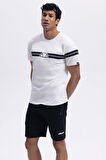 Ellesse Erkek Ekru Yuvarlak Yaka Tişört EM442