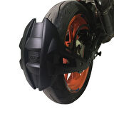 GP Kompozit KTM Duke 250 / 390 2011-2024 Uyumlu Arka Çamur Sıyırıcı Siyah