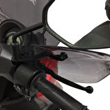 GP Kompozit Yamaha NMAX 125 / 155 2015-2022 Uyumlu Elcik Koruma Siyah
