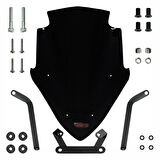 Gp Kompozit Siperlik Tur Camı Bajaj Pulsar Ns 200 - Siyah Yeni Model 47 Cm 2011-2024