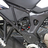 GP Kompozit Honda Africa Twin CRF1000L / CRF1100L L1/L2/L4 2016-2023 Uyumlu Fren Rezerve Koruması Siyah