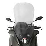 Gp Kompozit Siperlik Tur Camı Şeffaf 65 Cm Yamaha X-max 250 300 400  2018-2023